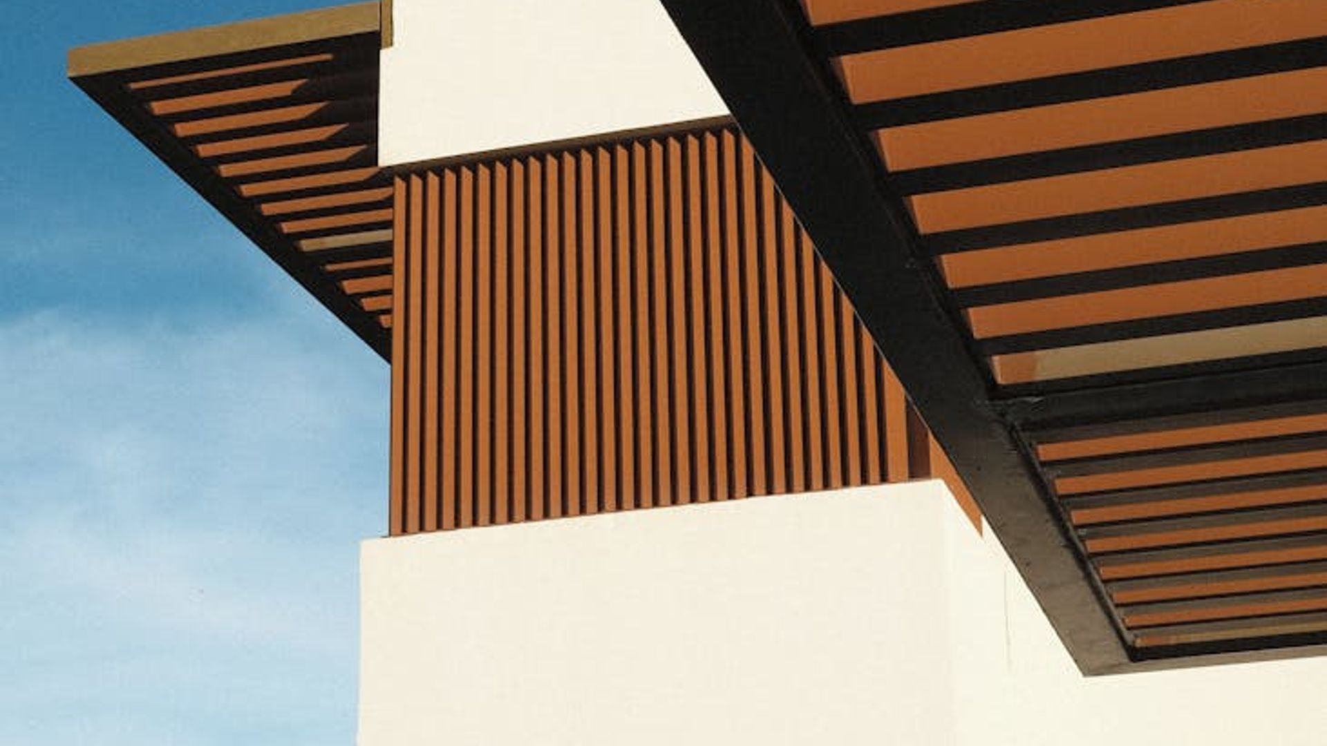 Person looking at a bright window in a modern minimalist office.